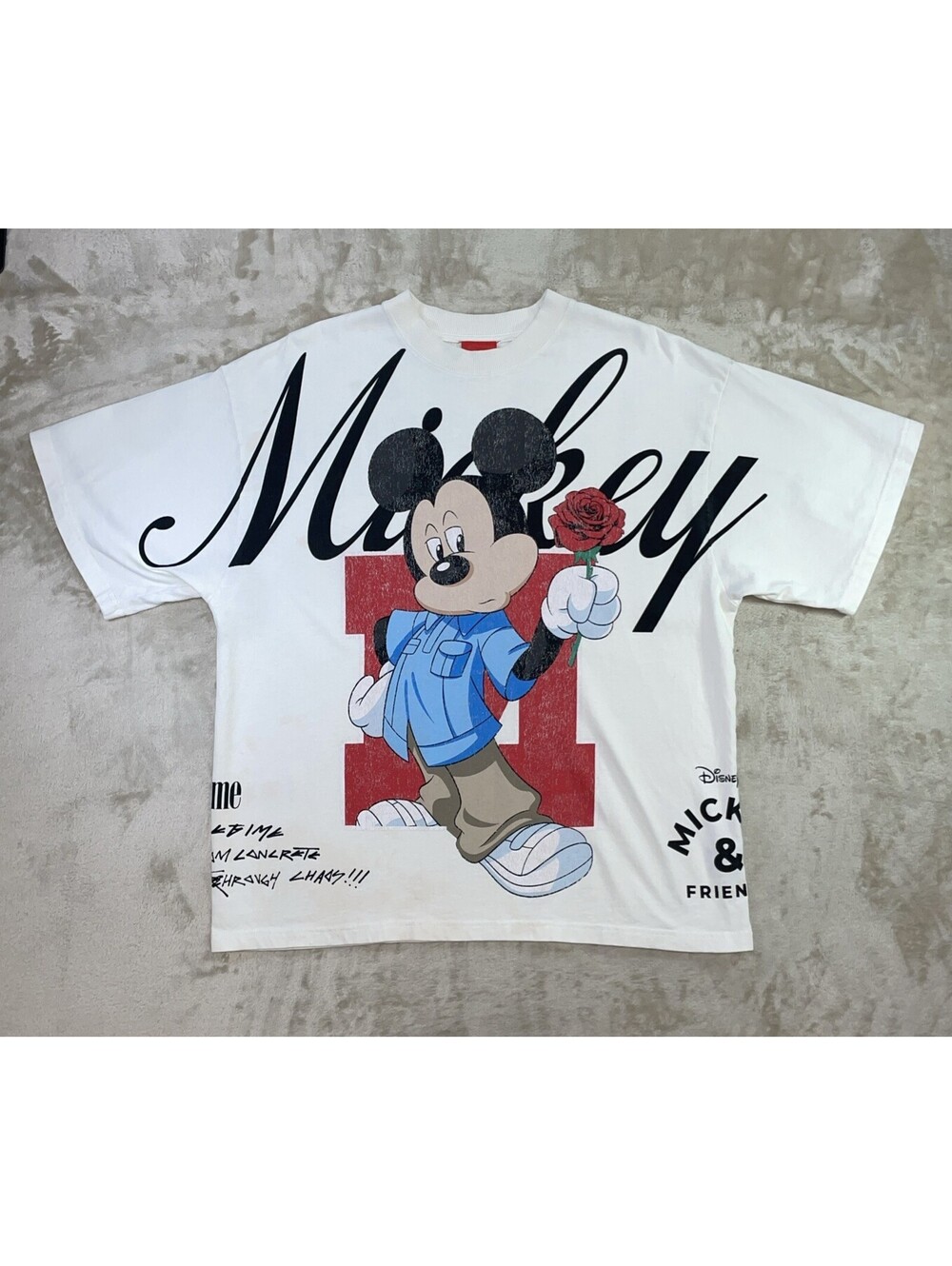 Civil Regime x Disney Mickey Mouse Mickey & Friends Oversized Tee Mens Small